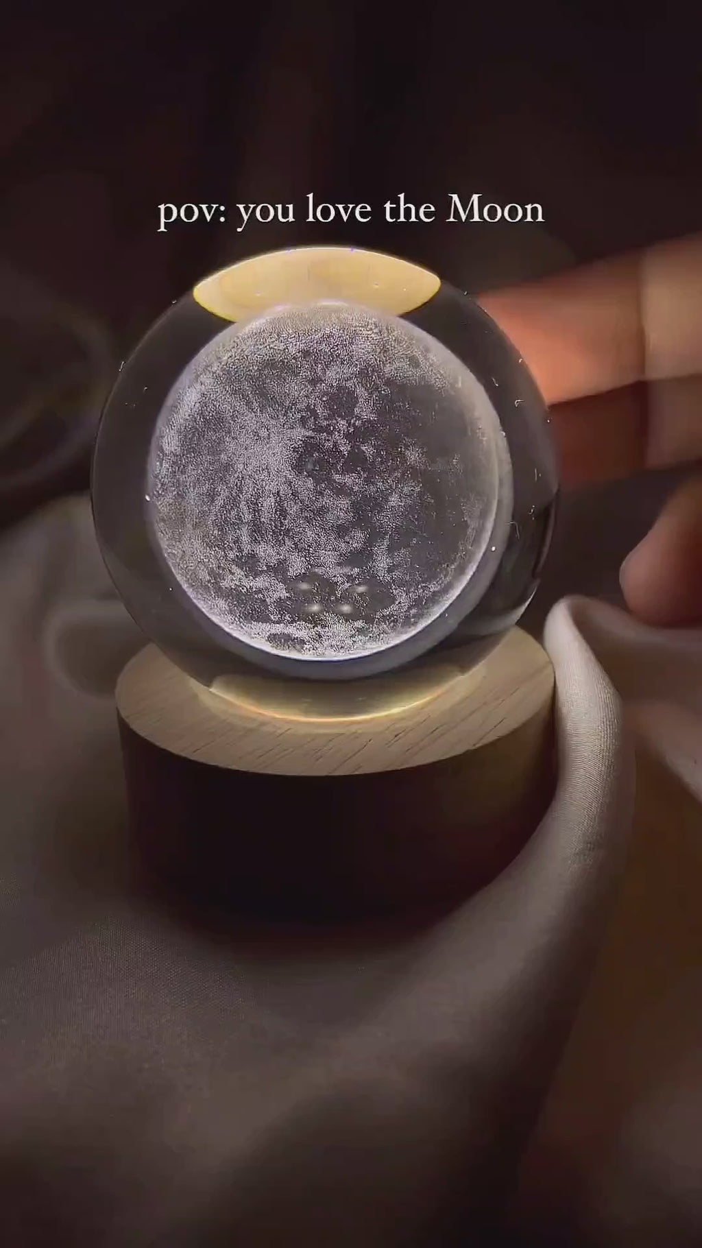 Crystal Ball Moon Lamp